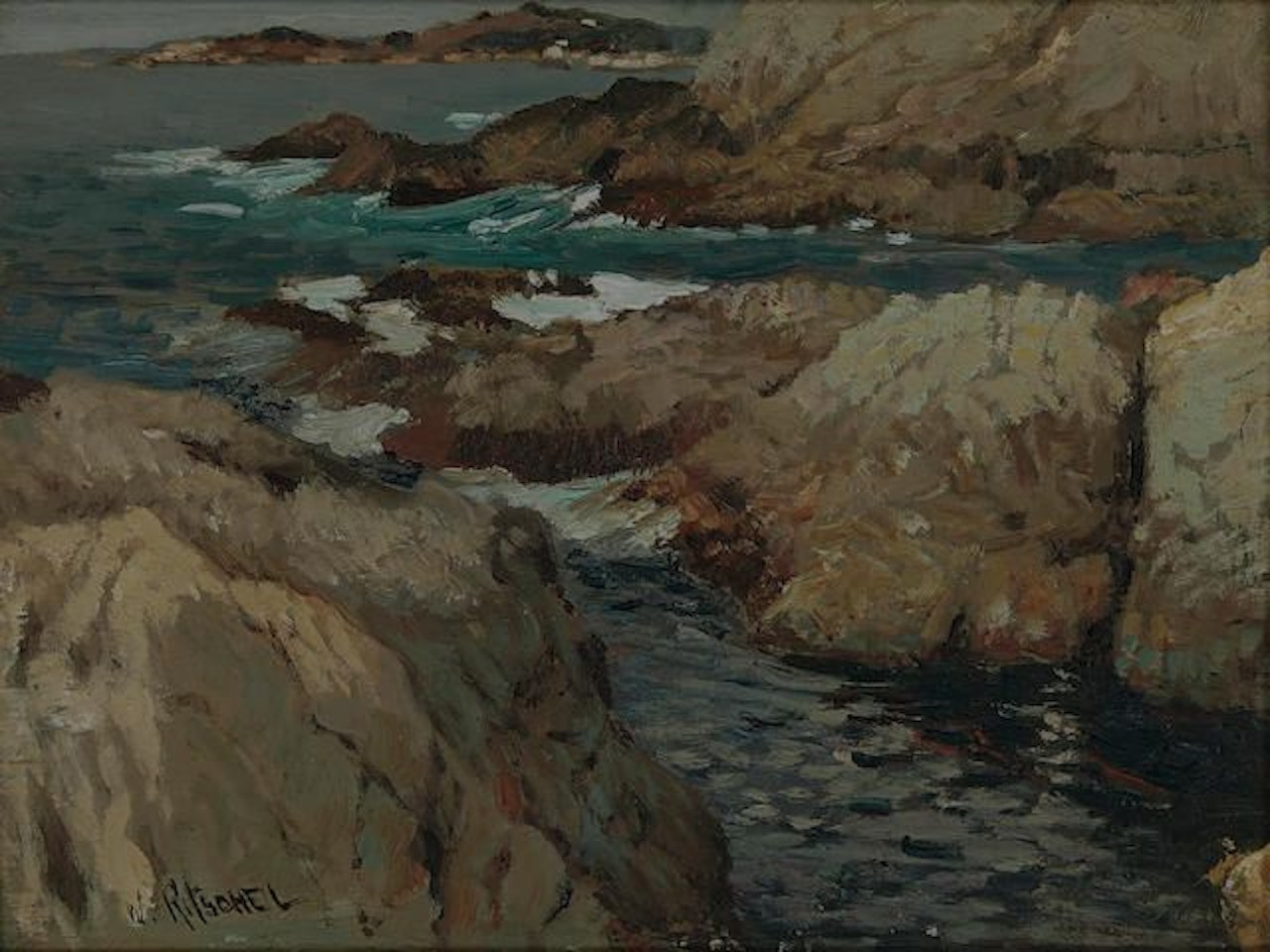 Carmel Coves by William Ritschel