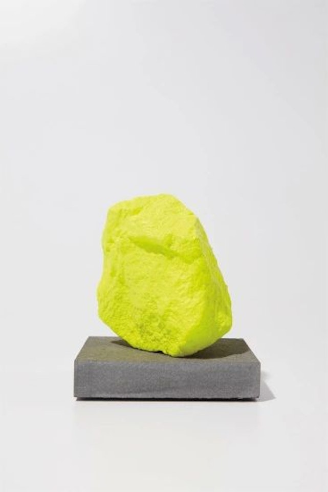 Small Yellow Mountain by Ugo Rondinone