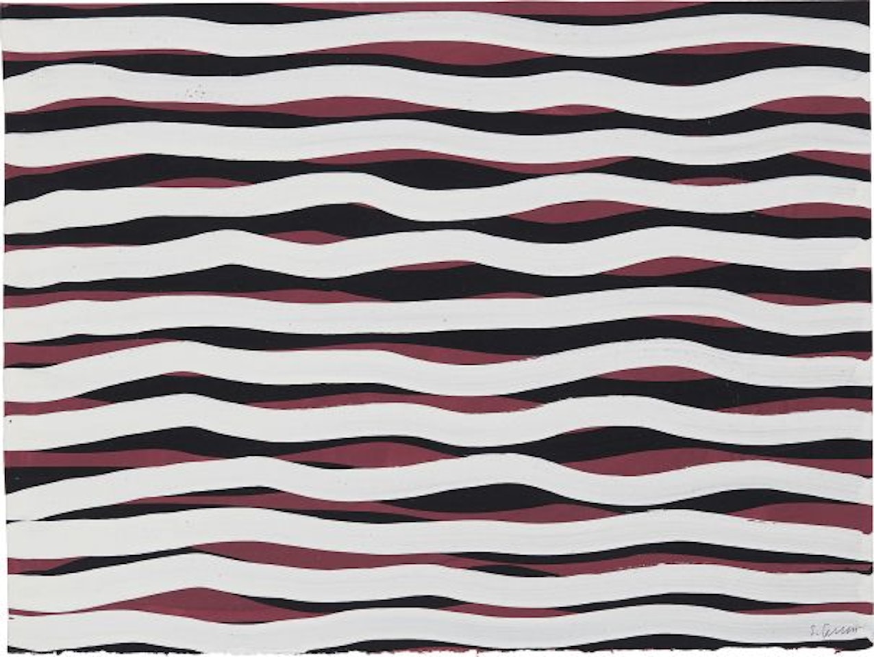 Horizontal Lines by Sol LeWitt