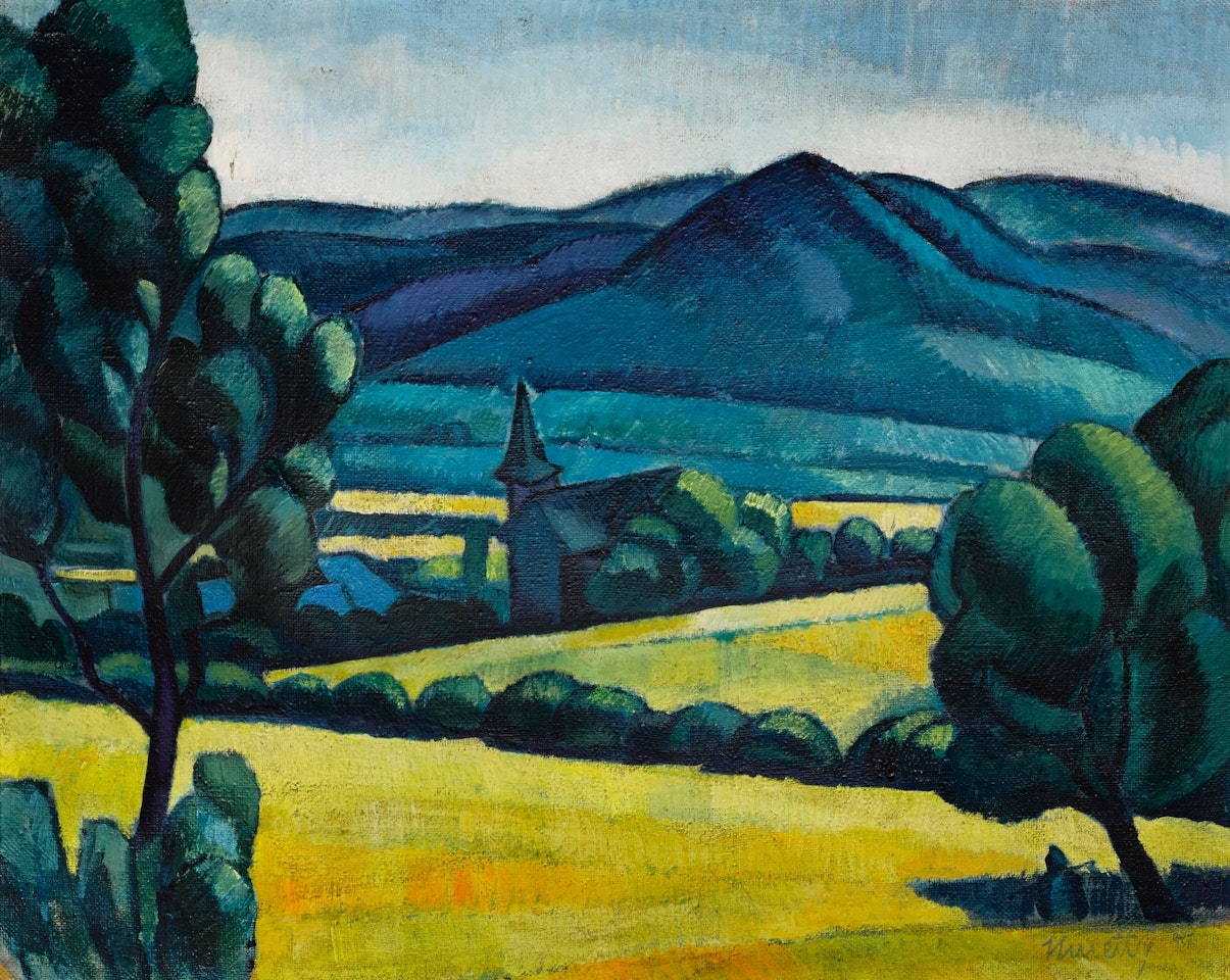 LANDSCAPE NEAR KASSA by János Kmetty
