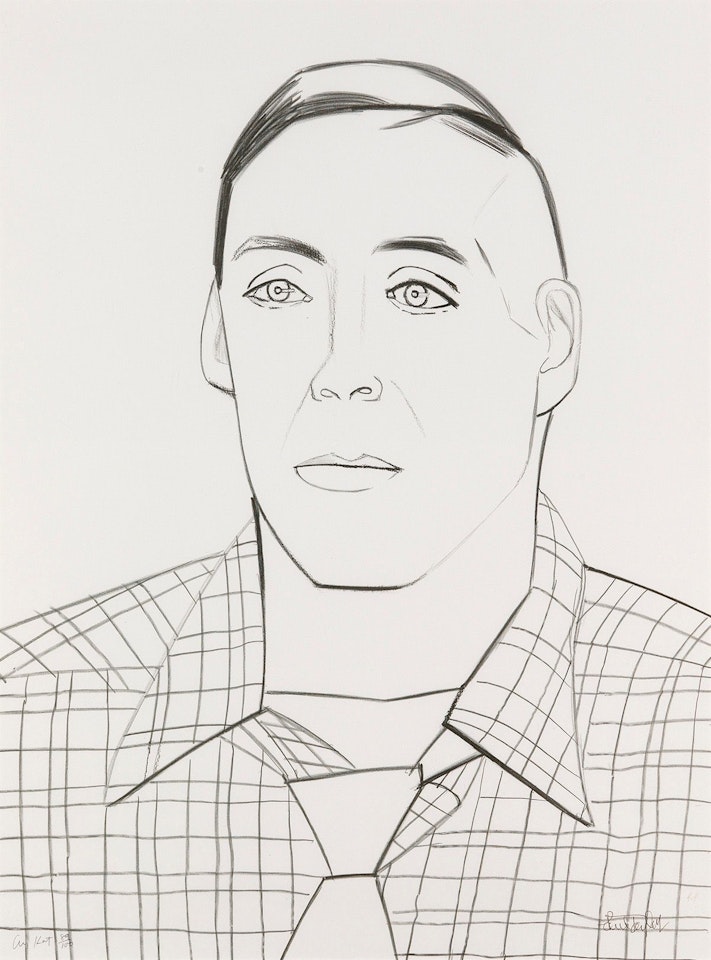 Portrait Of Paul Taylor by Alex Katz