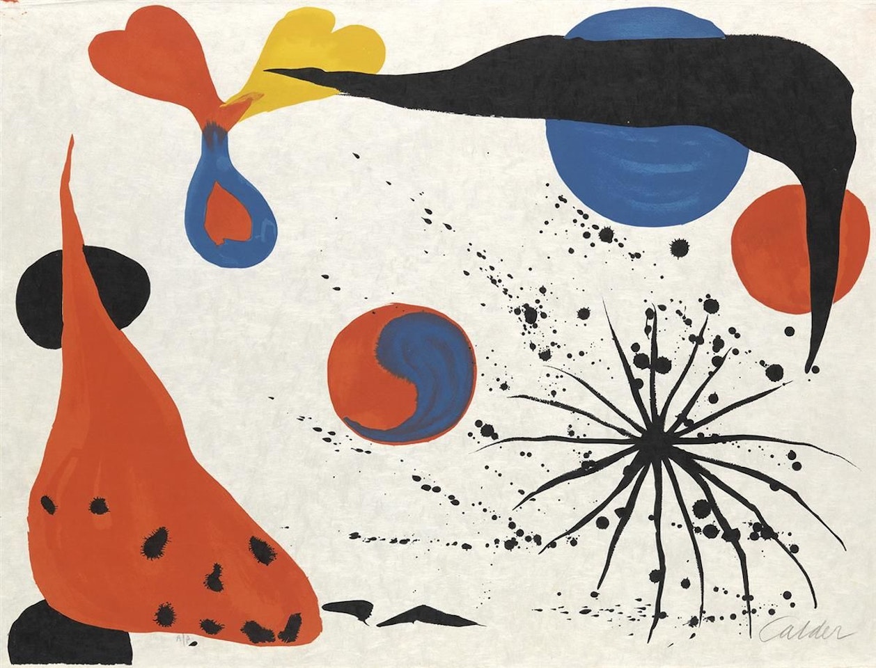 Flies In The Spider Web by Alexander Calder