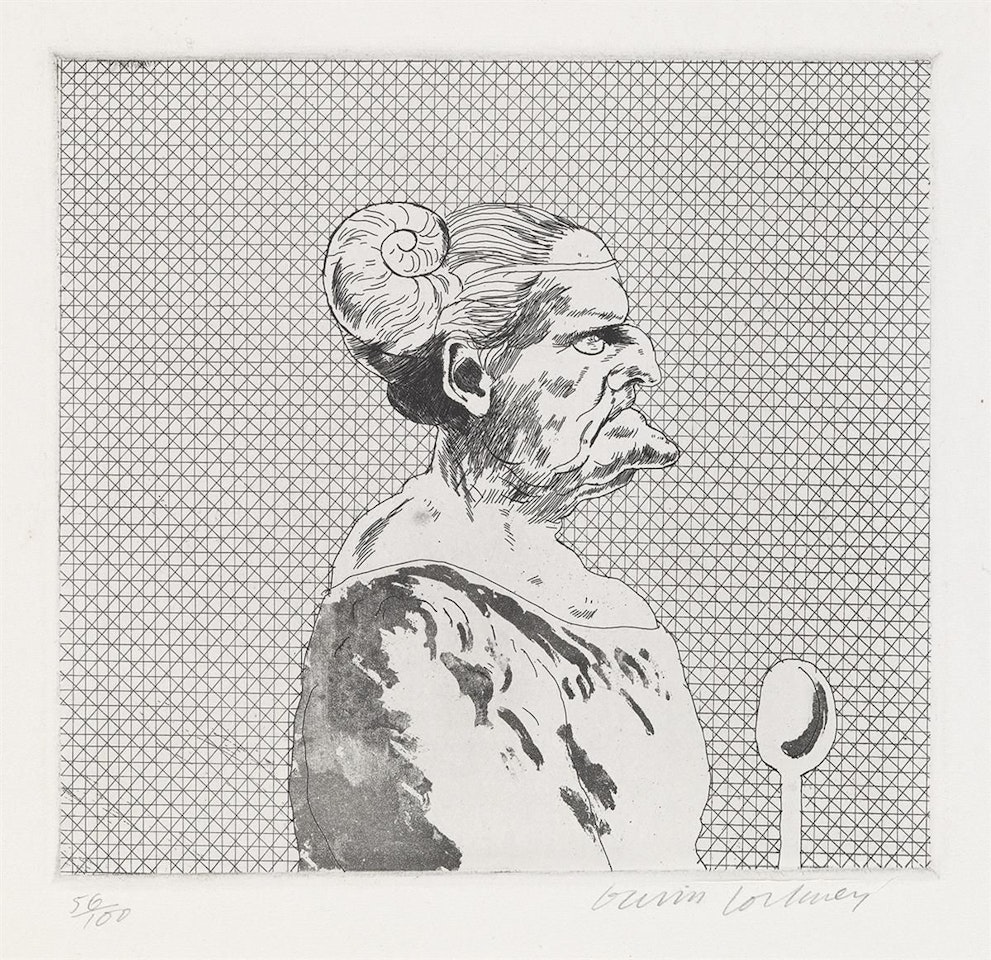 The Cook by David Hockney