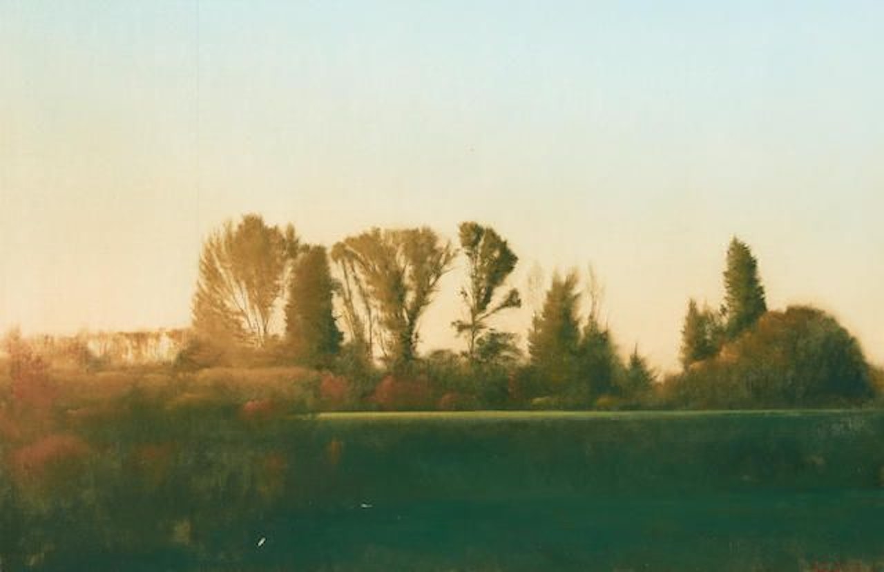 An autumnal garden landscape by Continental School