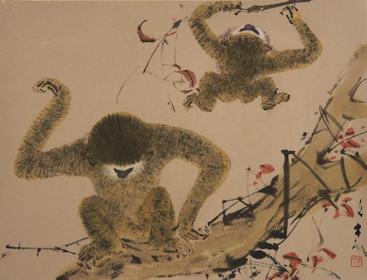 Baboons by Chen Wen Hsi