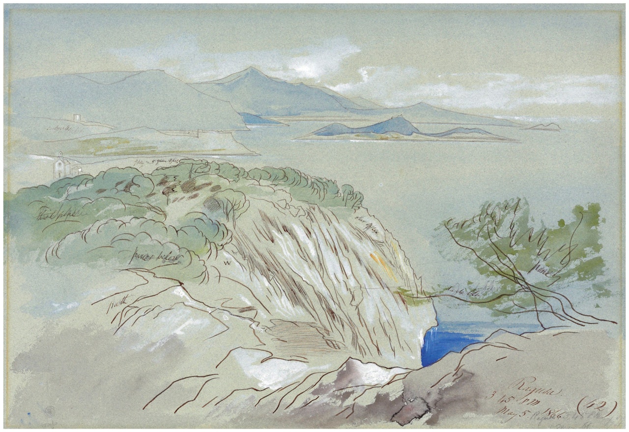 View of Ragusa, Sicily by Edward Lear