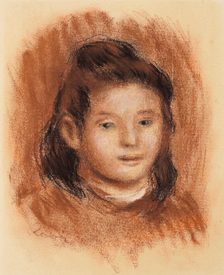 Tête de jeune fille by Pierre-Auguste Renoir