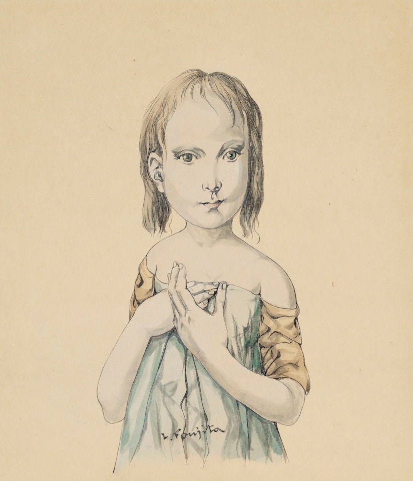 Enfant douce by Leonard Tsuguharu Foujita