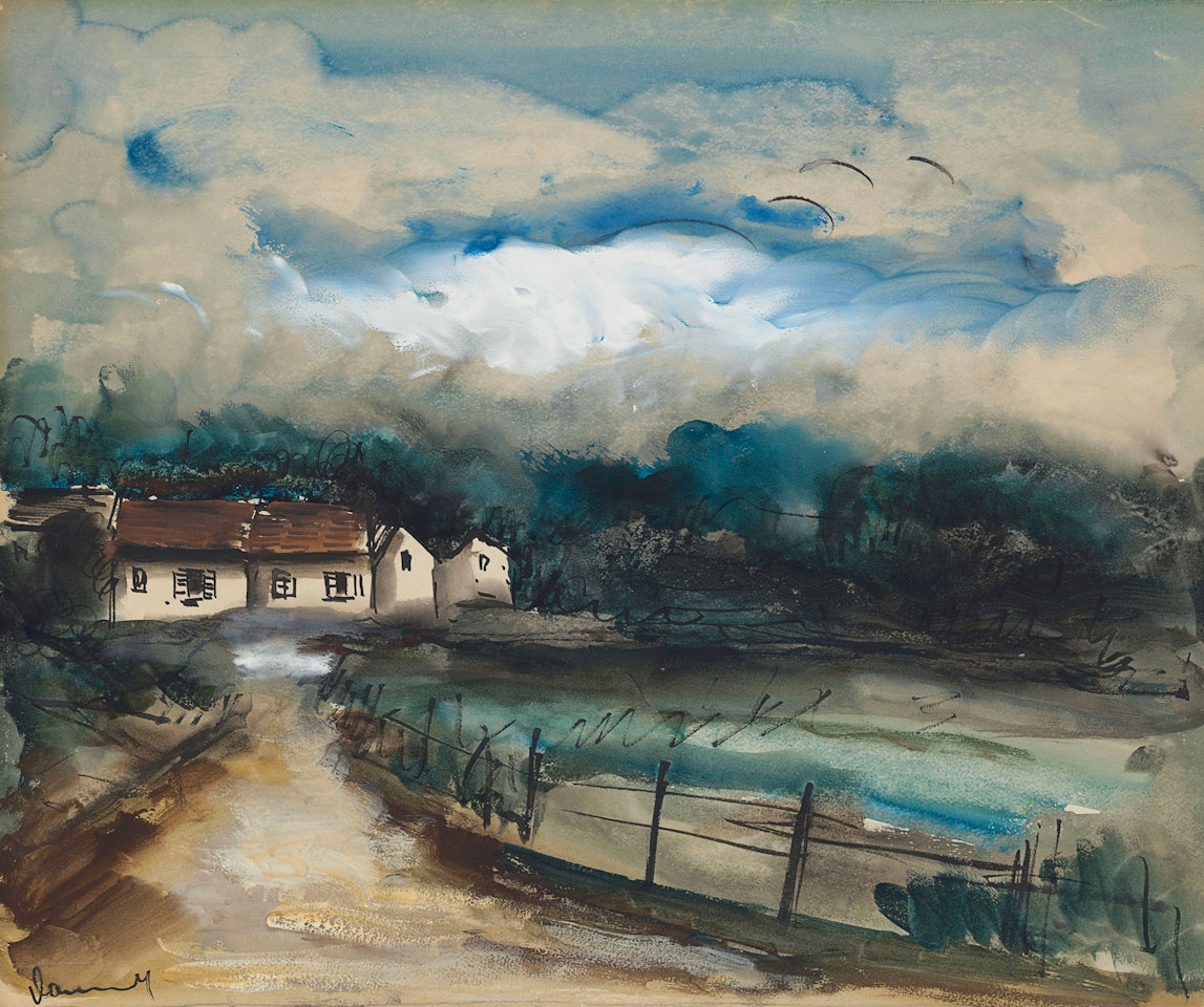 Paysage en Normandie by Maurice de Vlaminck