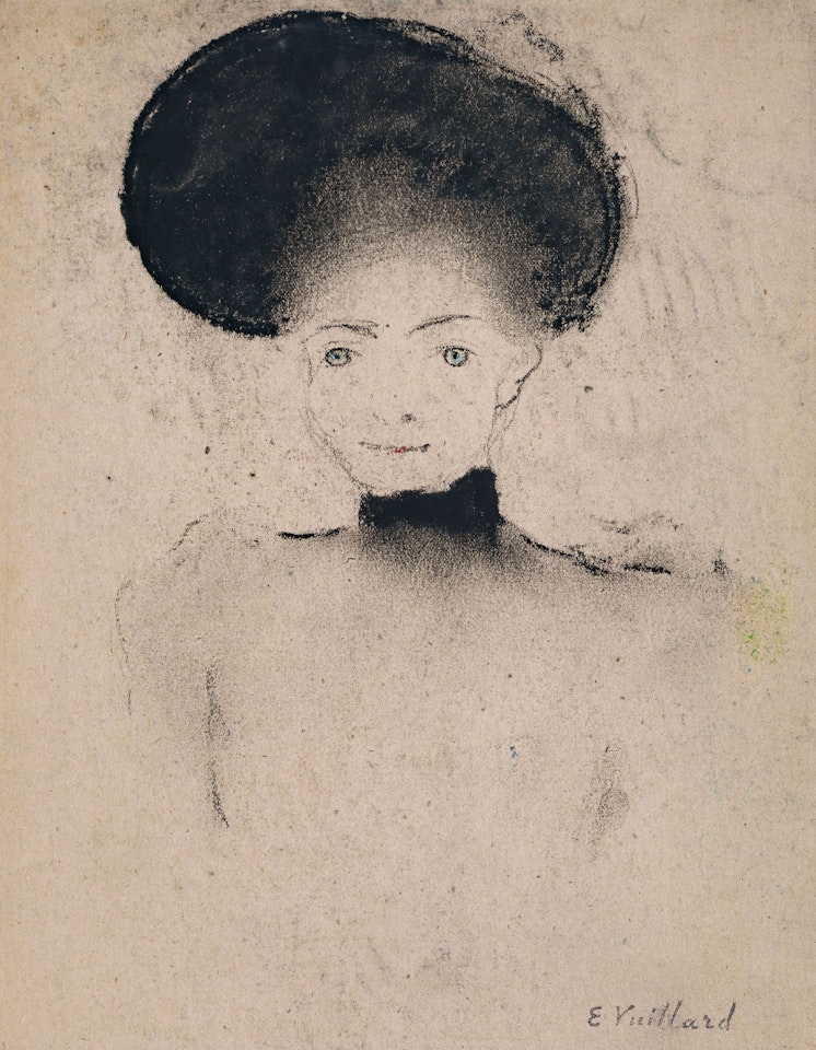 Femme au grand chapeau by Édouard Vuillard