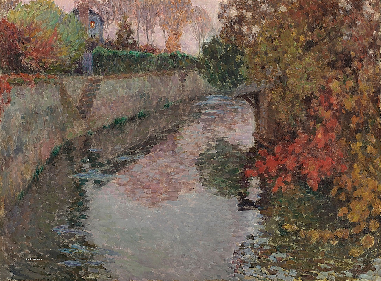 Le Lavoir, Gisors by Henri Le Sidaner
