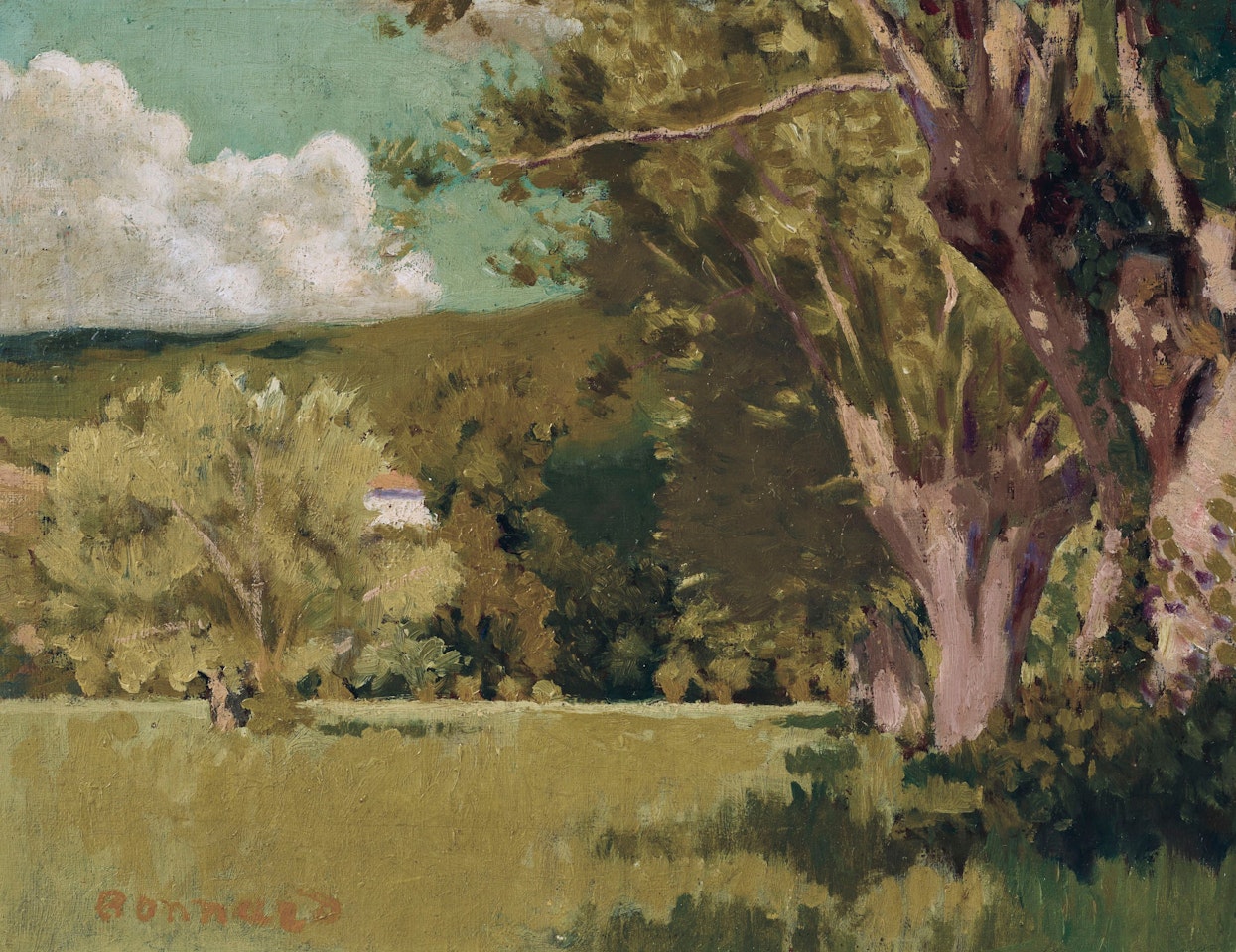 Paysage du Dauphiné by Pierre Bonnard