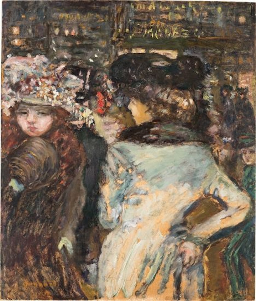 Place Clichy ou les deux élégantes by Pierre Bonnard
