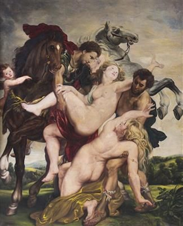 The robbery of the daughters of Leukippo by Peter Paul Rubens