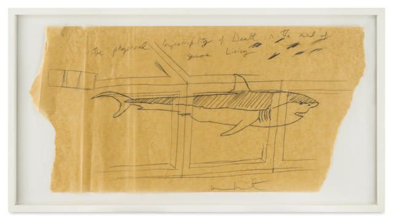 The Physical Impossibility of Death in the Mind of Someone Living by Damien Hirst