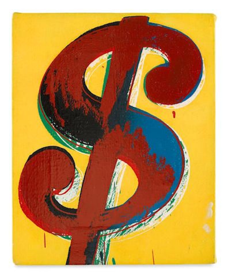 Dollar Sign by Andy Warhol