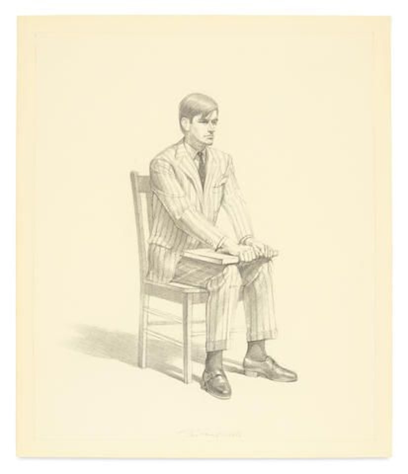 Portrait of Bill Ittman by Wayne Thiebaud