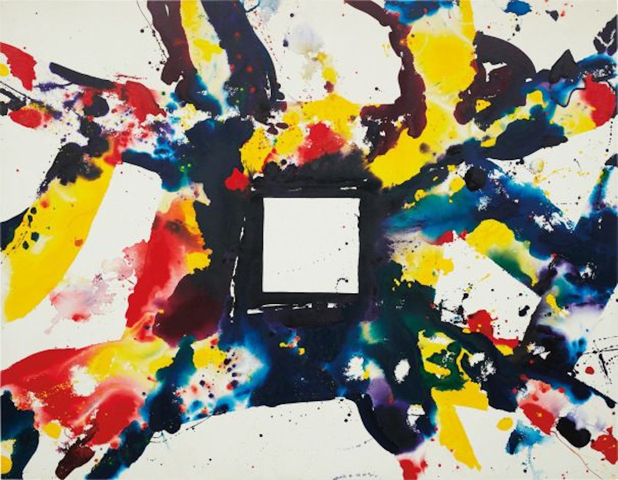 Face to Face by Sam Francis