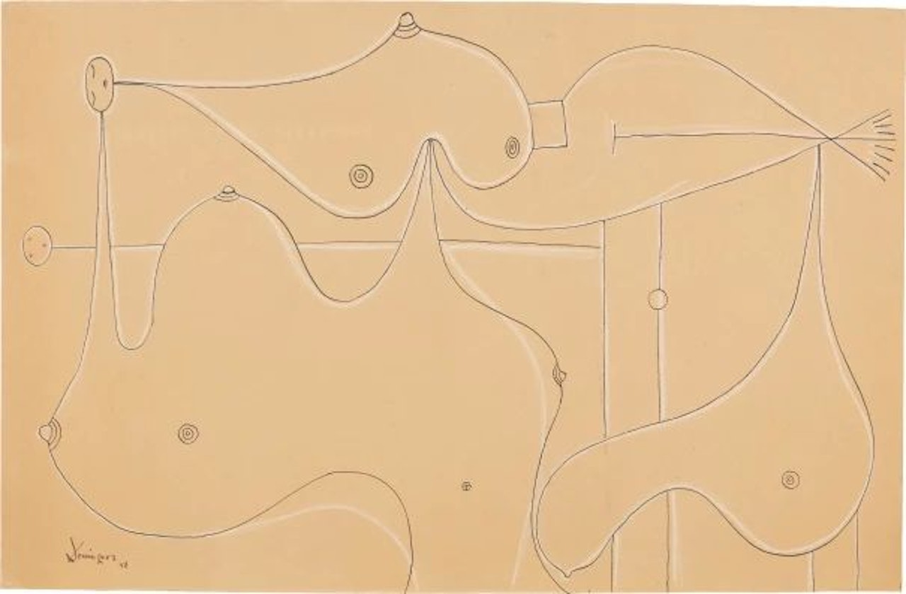 Nus des femmes by Oscar Dominguez