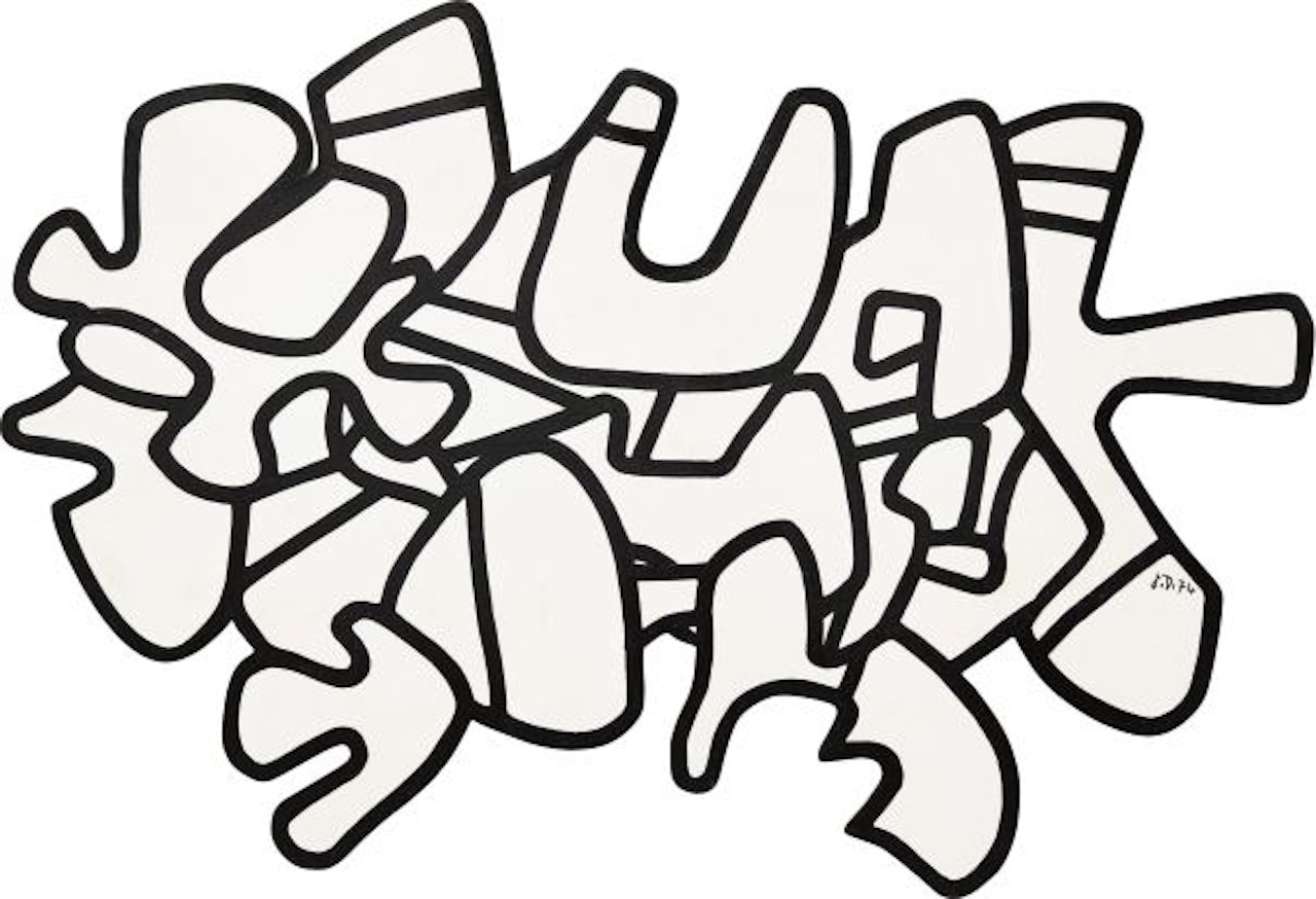 Figure VIII by Jean Dubuffet