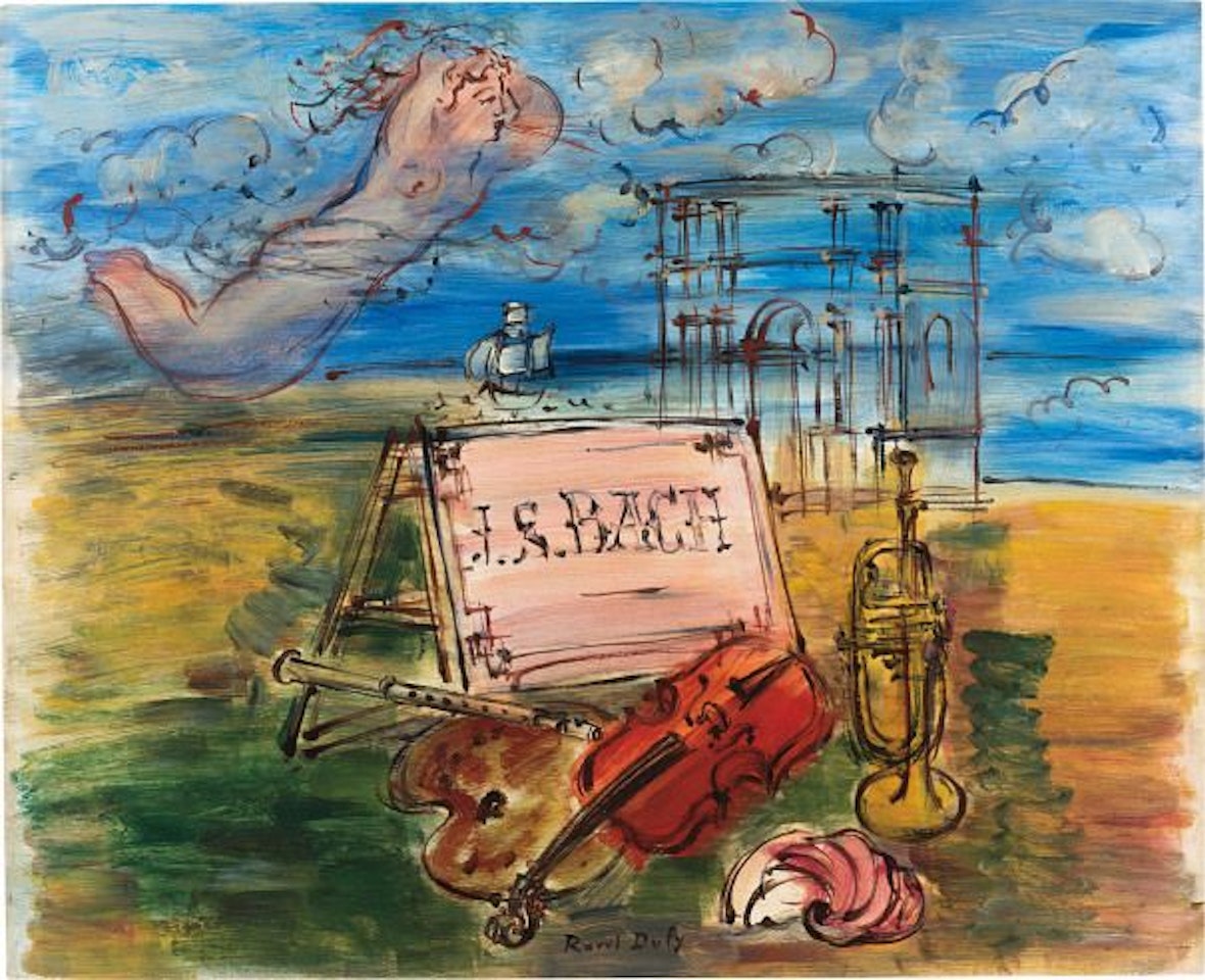 Hommage à Bach by Raoul Dufy