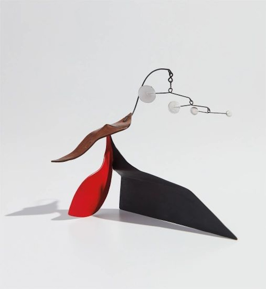 Four Dots with Brass Tail by Alexander Calder