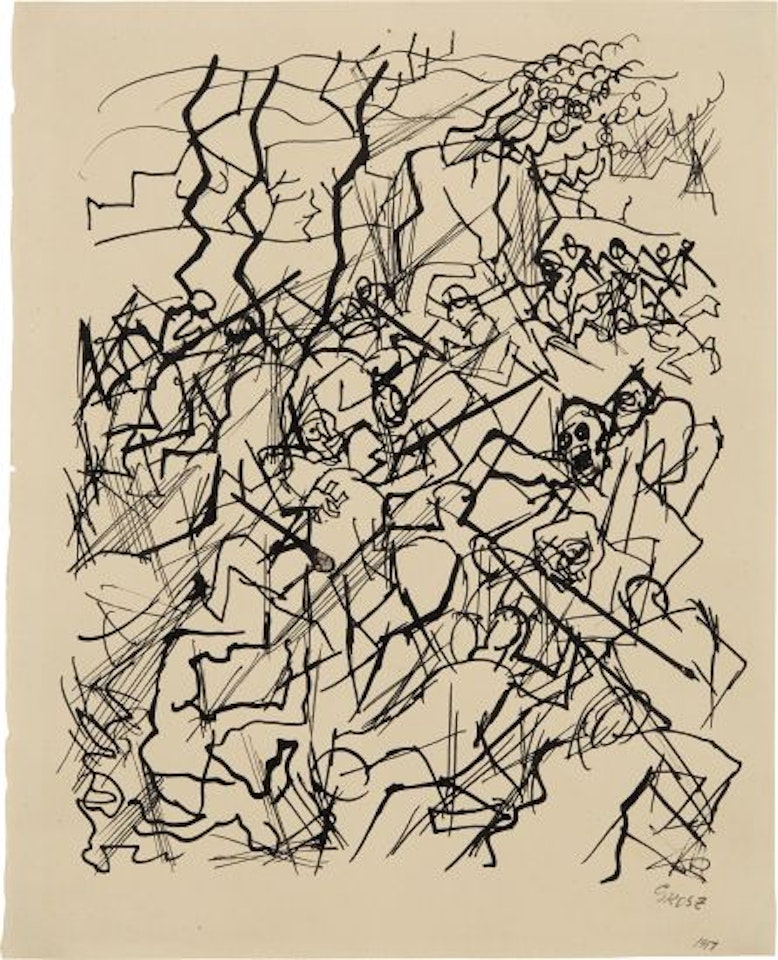 Krieg Tumult by George Grosz