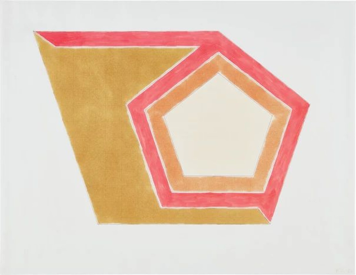 Drawing for Ossipee III by Frank Stella