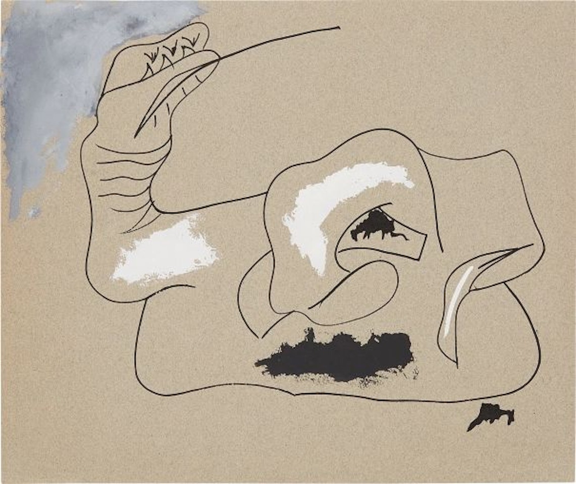 Untitled (Drawing for 'Young Cherry Secured against Hares') by Arshile Gorky