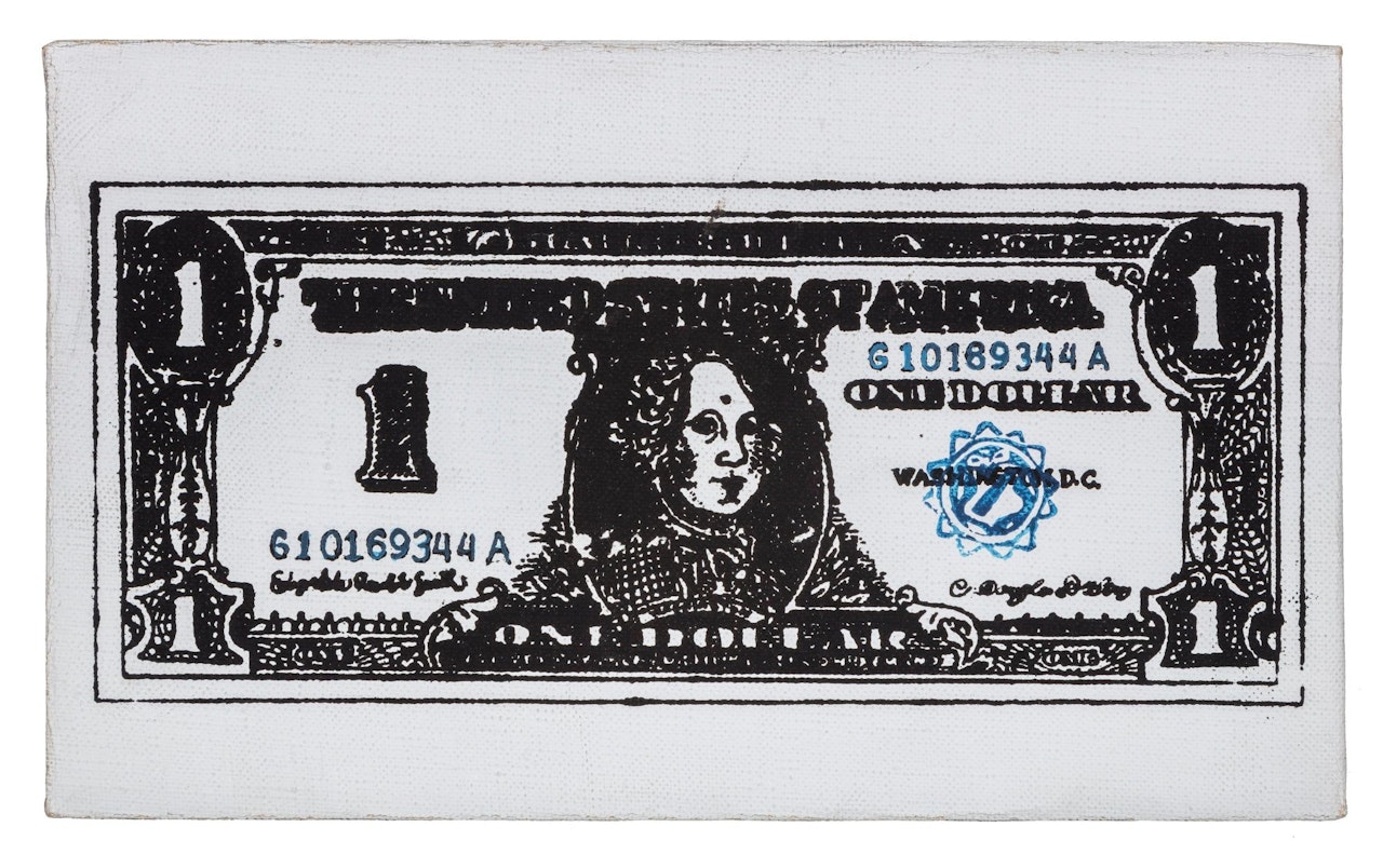 PRINTED DOLLAR #6 by Andy Warhol