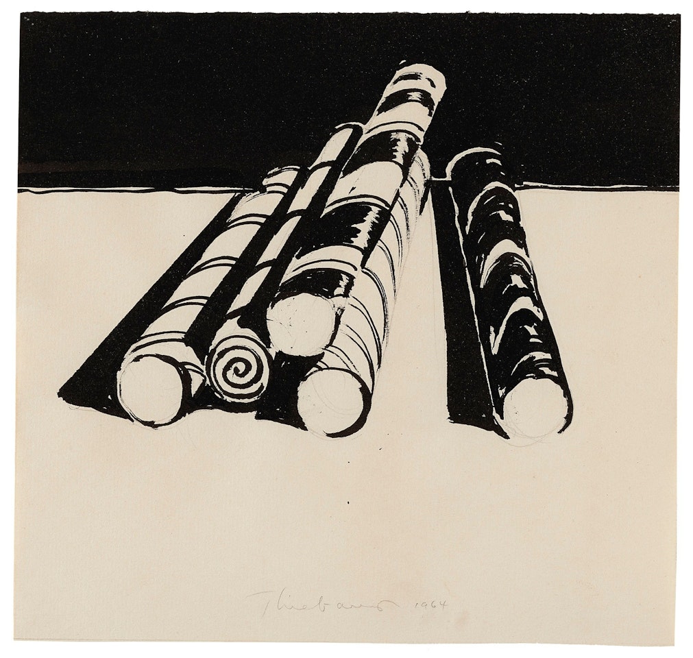 PEPPERMINT STICKS by Wayne Thiebaud