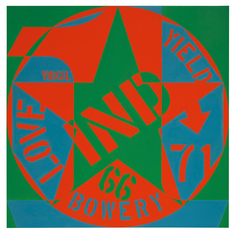 DECADE: AUTOPORTRAIT 1966 by Robert Indiana