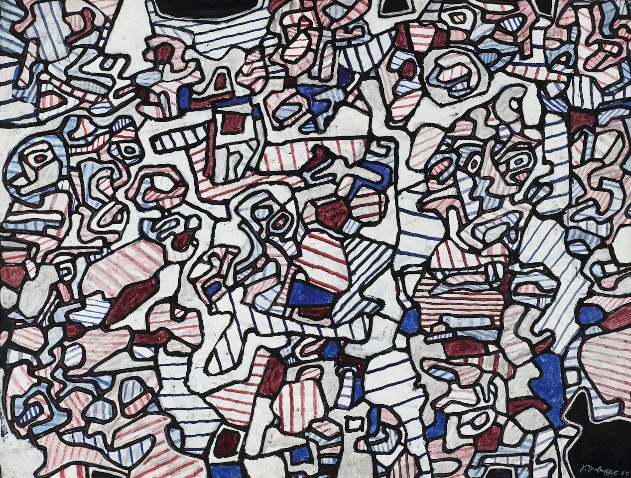 PASSE TRAIN by Jean Dubuffet