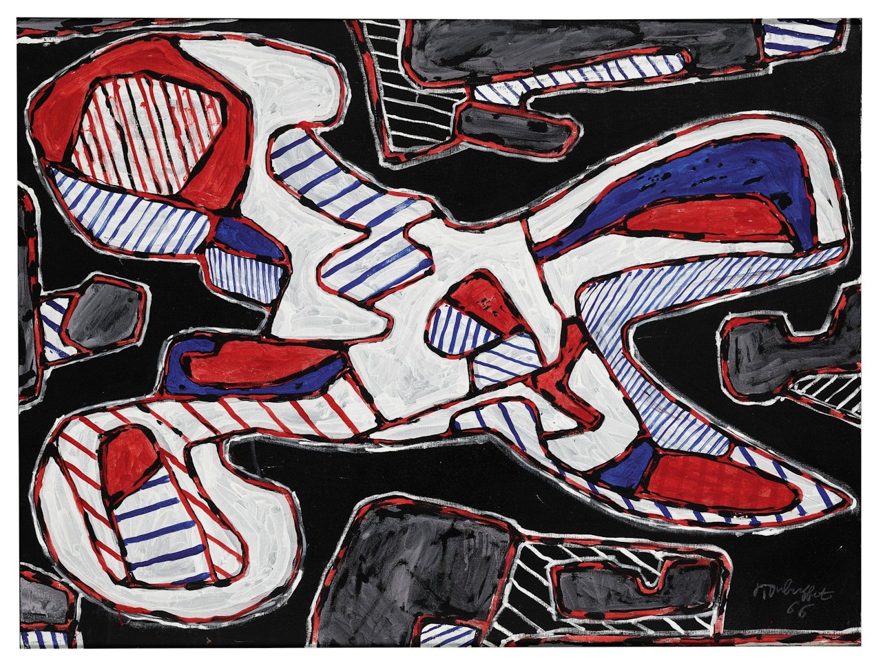 CISEAUX I by Jean Dubuffet