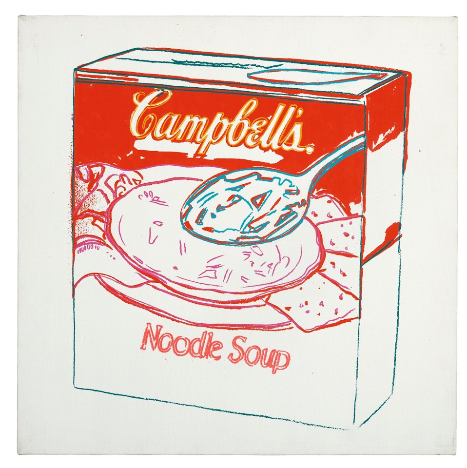 CAMPBELL'S SOUP BOX: NOODLE SOUP  by Andy Warhol