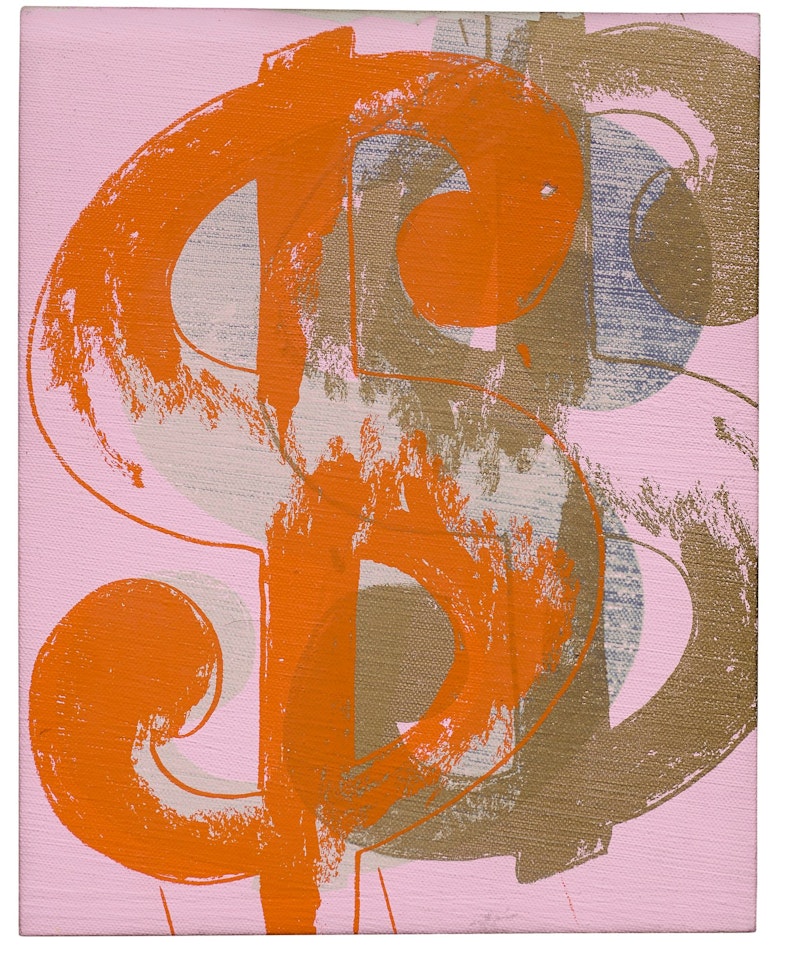 DOLLAR SIGN by Andy Warhol