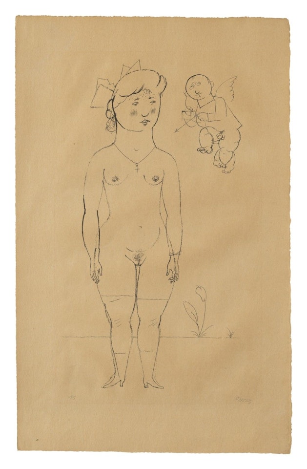NACHBARS LENCHEN ODER FRÜHLINGS ERWACHEN (DÜCKERS E 51) by George Grosz