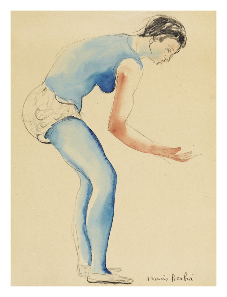 JEUNE FILLE PENCHÉE EN AVANT (LA SPORTIVE) by Francis Picabia