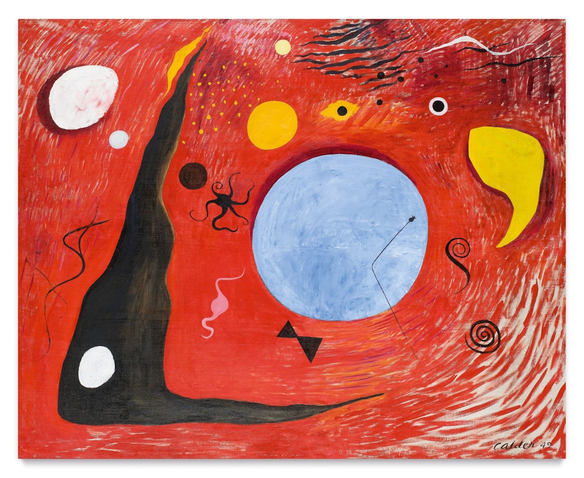 FOND ROUGE by Alexander Calder
