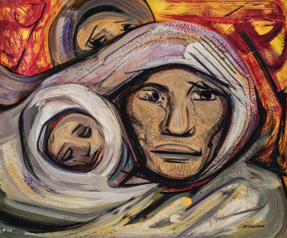 MUJER CON NIÑO by David Alfaro Siqueiros