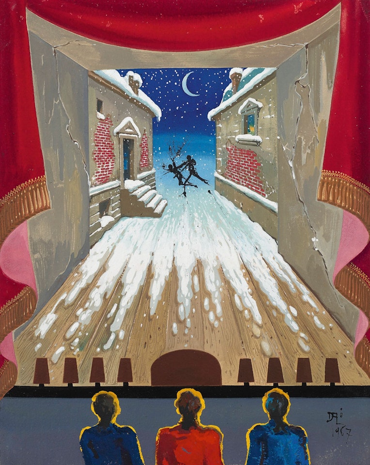 LA CRIME (MARQUIS DE SADE) by Salvador Dali