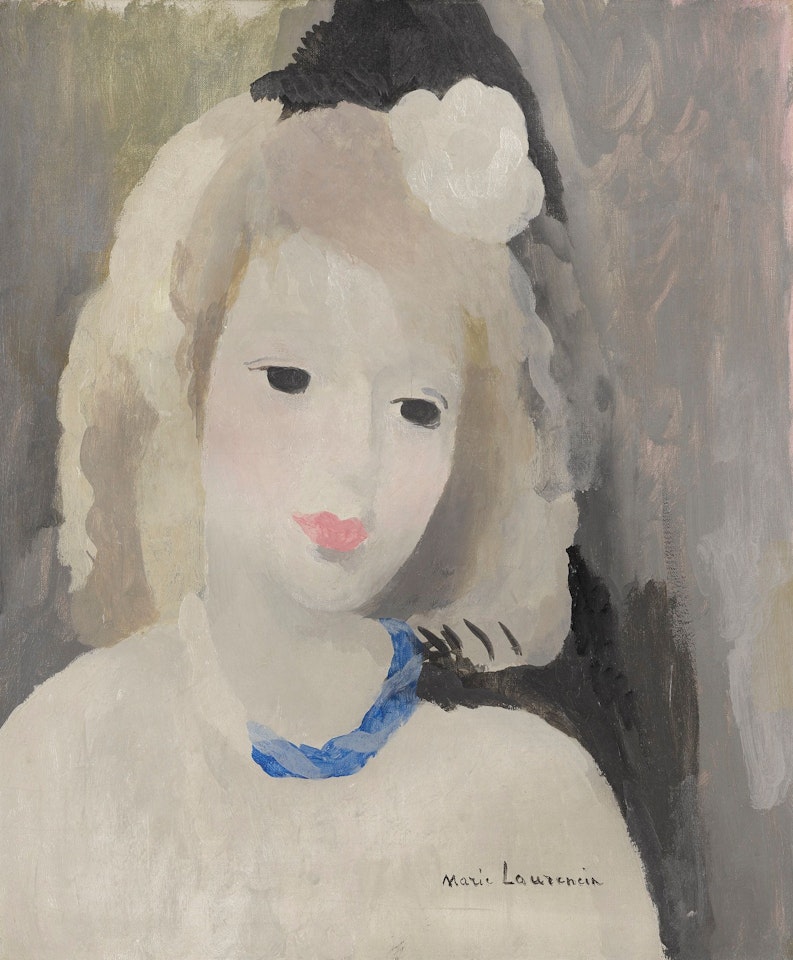 LE COLLIER BLEU by Marie Laurencin