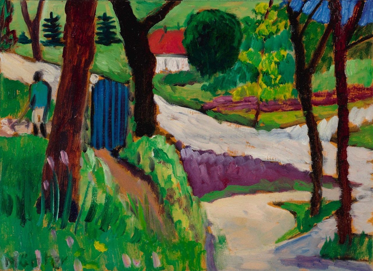 GARTENTOERL (GARDEN GATE) by Gabriele Münter