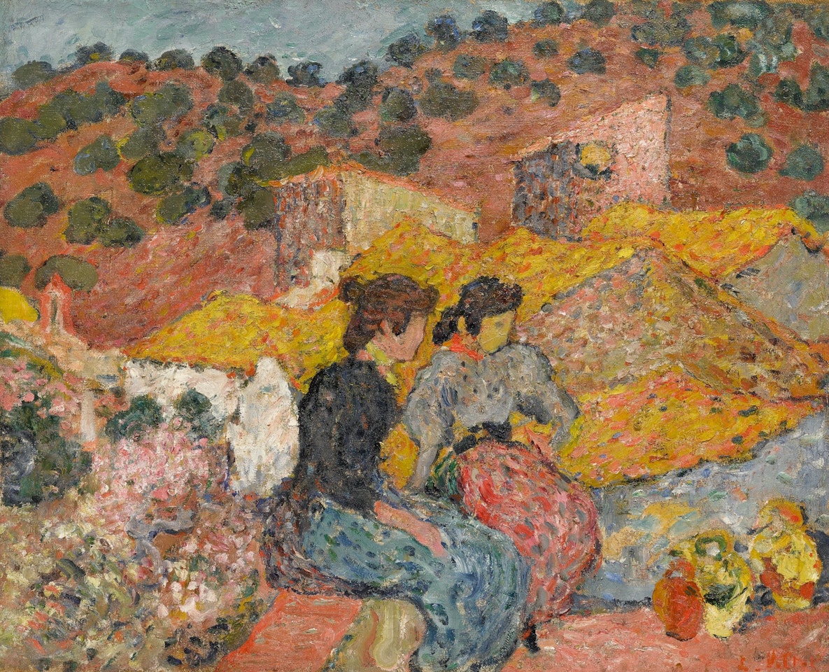 ESPAGNOLES À LA FONTAINE by Louis Valtat
