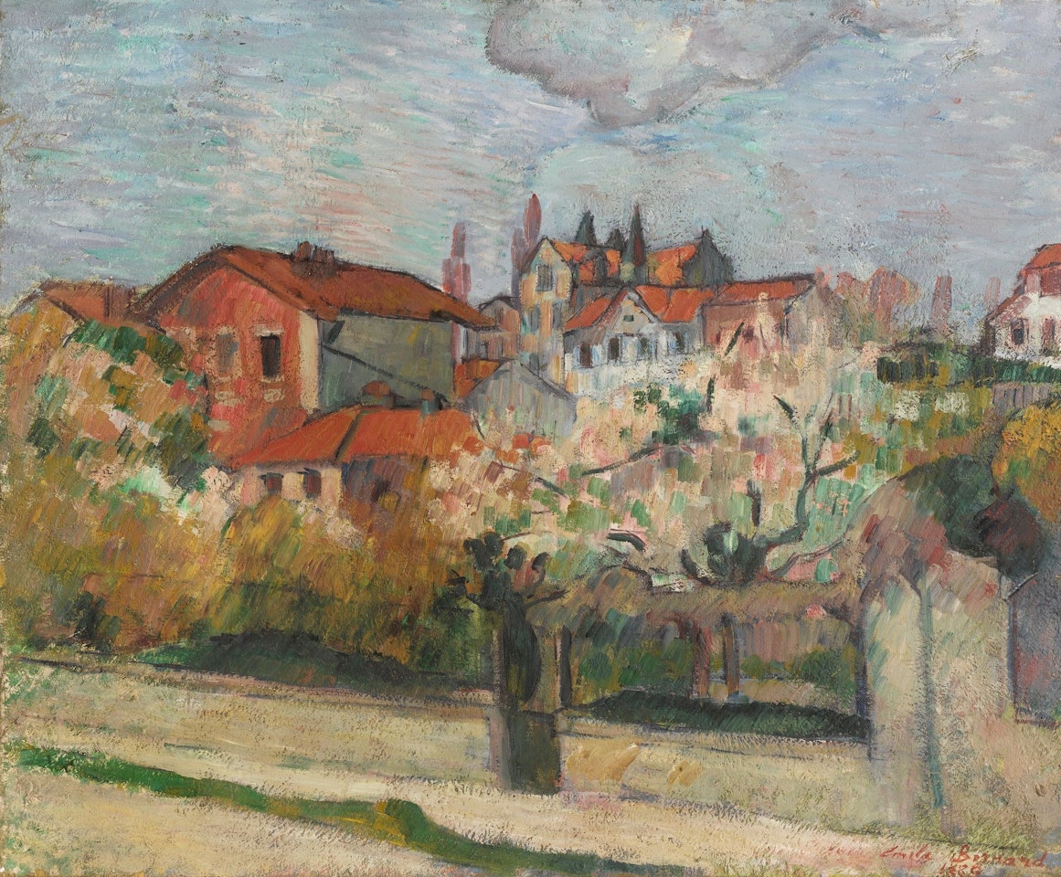 JARDIN EN FLEUR À ASINÈRES by Emile Bernard