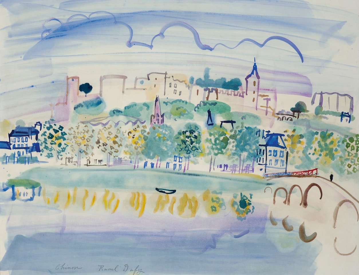 CHINON (QUINONE) by Raoul Dufy