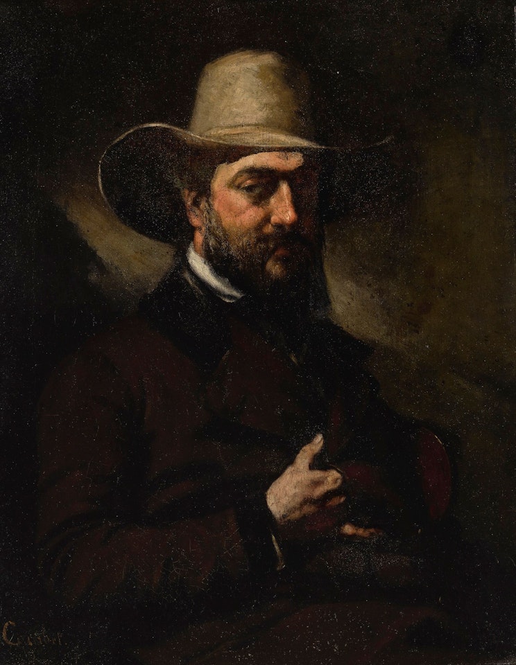 PORTRAIT D'URBAIN CUENOT by Gustave Courbet