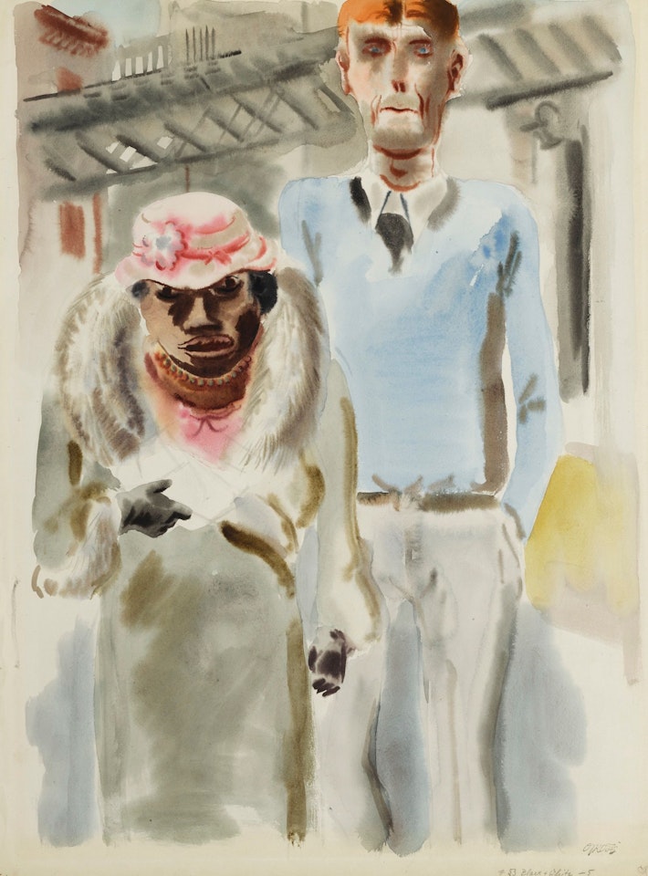 BLACK & WHITE by George Grosz