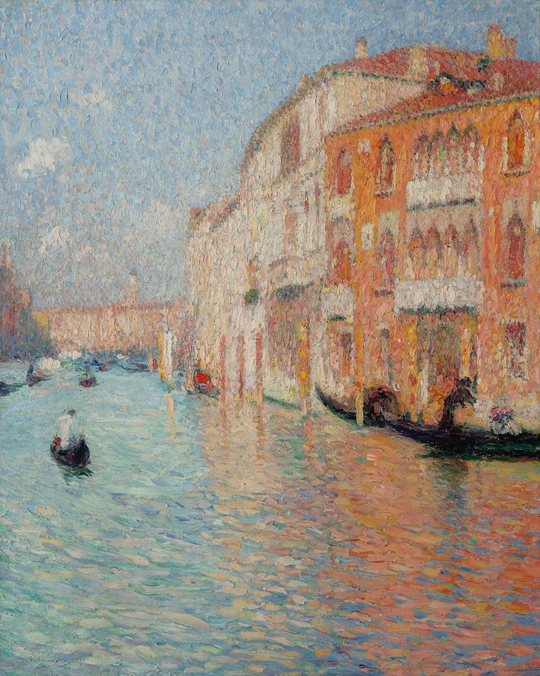 LE PALAIS JAUNE, VENISE  by Henri Martin