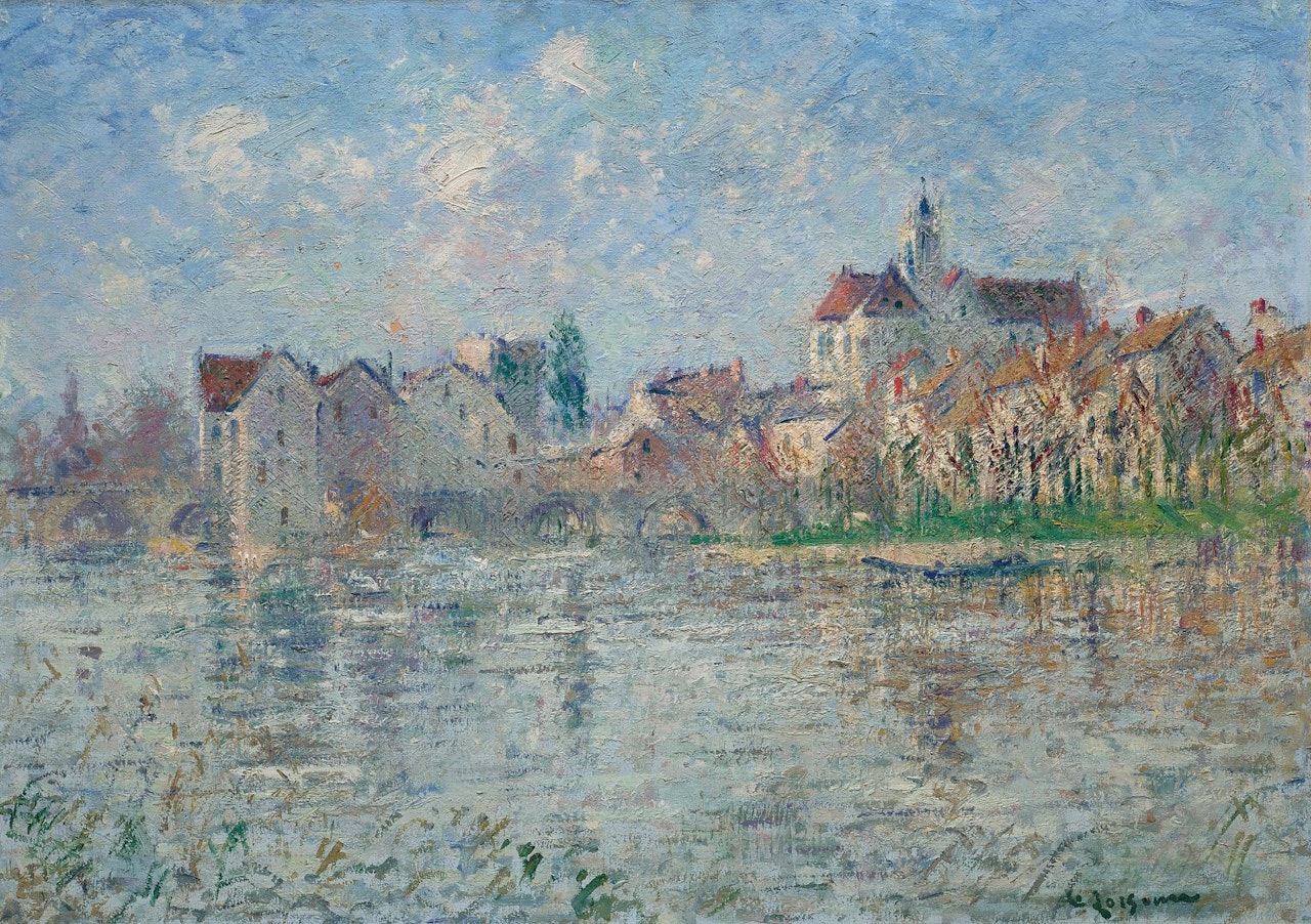 MORET-SUR-LOING by Gustave Loiseau
